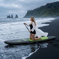 Planche à pagaie gonflable en EVA pour la pêche, SUP, surf en mer, planche à roulettes aquatique pour adultes unisexe, océan