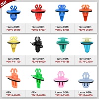 Kit de 435 attaches et rivets pour voiture, tailles variées, en nylon et plastique