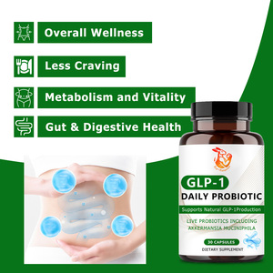 Cápsulas Probióticas GLP-1 Personalizadas con Akkermansia Muciniphila que Mejoran la Producción Natural de GLP-1, Cápsulas de Suplementos Herbales - Product Image 1