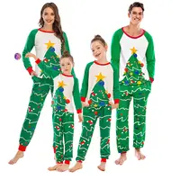 Высококачественные комбинезоны для всей семьи, подходящие рождественские пижамы