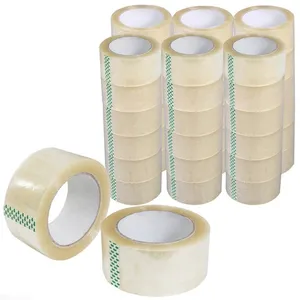 Clear BOPP Adhesive Packing Tape With Big Roll 200m 300m 400m 500m 45mm 48mm