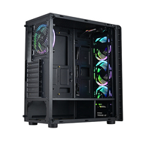 Nuevas Cajas y Torres de Ordenador para Juegos de PC de Media Torre ATX de Vidrio Templado OEM/ODM, Gabinete para CPU de PC