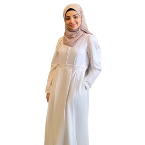 Tenue médicale d'hiver sur mesure OEM à manches longues pour hôpital, bleu marine/noir, tailles variées, ensemble de blouses modestes pour femmes musulmanes - Product Image 3
