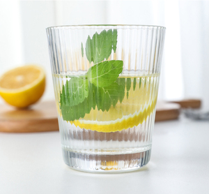 Verres <span class=keywords><strong>à</strong></span> <span class=keywords><strong>eau</strong></span> transparents <span class=keywords><strong>à</strong></span> prix avantageux, 370 ml, rayures verticales, <span class=keywords><strong>verre</strong></span> <span class=keywords><strong>à</strong></span> jus simple, <span class=keywords><strong>verre</strong></span> <span class=keywords><strong>à</strong></span> boire haut - Product Image 4