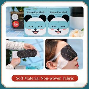Masque oculaire chauffant 10 pièces auto-chauffant pour relaxation <span class=keywords><strong>et</strong></span> soin, usage externe, marque privée OEM, à base de plantes naturelles, nourrissant <span class=keywords><strong>et</strong></span> hydratant, certifié ISO - Product Image 4