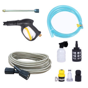 แฮปปี้เครื่องล้างรถยนต์ไฟฟ้าแรงดันสูงสีเหลืองขนาดเล็กใช้ในครัวเรือนแปรงล้างรถเชิงพาณิชย์สำหรับร้านล้างรถ - Product Image 4