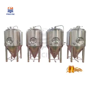Equipamento para fabricação de cerveja artesanal, tanque de fermentação de cerveja turquesa de 100 litros, 500 litros e 1000 litros