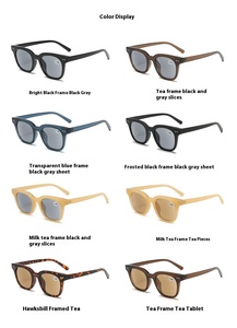 Sparloo 8275 hommes à la mode mode lunettes cadre en ligne nouvelle version épais élégant personnaliser Logo <span class=keywords><strong>lecture</strong></span> lunettes de soleil pour les aînés - Product Image 5