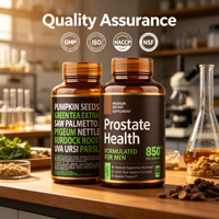Capsules de Palmier Nain et Graines de Citrouille pour Hommes – OEM, ODM, Marque Privée, Logo Personnalisé – Complément Alimentaire 60 Gélules