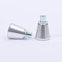 Goupille de positionnement rétractable à ressort (type à ressort-piston) à insertion filetée, autobloquante avec bouton - Fabriquée en Chine