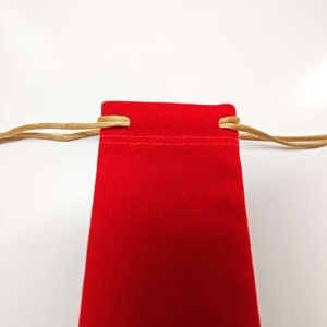 Sacchetto di penna con coulisse in velluto 2025 con custodia a penna singola custodia a forma di matita per proteggere il regalo - Product Image 4