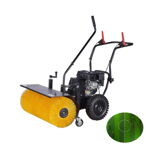 School Lawn Sanding Machine Artificial Grass 6.5hp Brushing Machine Hand Push Small Snow Sweeper - Product Image 5