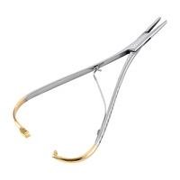 Qualité supérieure orthodontique Mathiew porte-aiguille Ss pince à épiler dentaire 14cm TC orthodontique Ligature porte-cravate