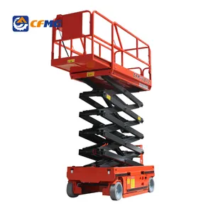 CFMG 10m 320kg Outdoor Man Lift Electric Self-Propelled Scissor Lift For Factory/Warehouse