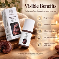 Sérum Visage Anti-âge Fermenté aux Champignons Ganoderma, Rétinol, Bakuchiol, Anti-rides, Anti-âge, Anti-oxydant, Reishi, Longévité