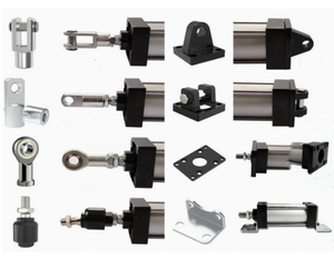 Support de montage femelle pour cylindre pneumatique, en fer noir, type ISO 40mm-200mm CA32 CA40 CA50 CA63 CA80 CA100 CA125 CA160 - Product Image 3