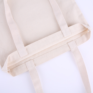 Bolsa de Compras Reutilizable de Lona de Algodón de 10oz con Logotipo Personalizado, Cierre de Cremallera, Correa para el Hombro, Patrón de Letras, Tamaños Personalizables - Product Image 4