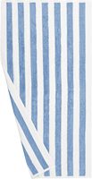 Custom Logo Super Large High Water Absorption 100% Cotton Striped Beach Towels Hotel Luxury Bath Towels