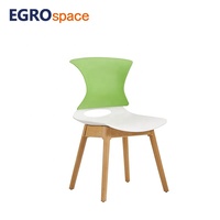 Chaise de bureau en plastique EGROspace pour salle de conférence, zone d'attente, réunion, visite, formation