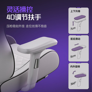 LingTuo LyHero Gaming <b>Chair</b> White Black Leather Look Foam Filled Tilting Office <b>Chair</b> For Home <b>Study</b> Commercial Use - Product Image 3