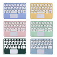 Casing dengan Keyboard Panel Sentuh untuk Samsung Galaxy Tab S6 Lite 10.4 Keyboard Bluetooth Nirkabel dengan Slot Pena