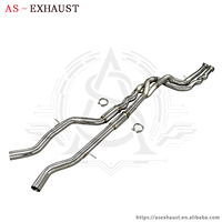 Tuyau intermédiaire en Z à longueur égale pour BMW M3 M4 F80 F82 S55 3.0T SS304, échappement de performance non résonné