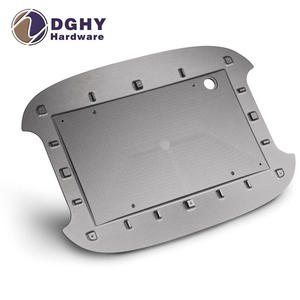 Dghy khách hàng trung tâm bộ phận kim loại chính xác <span class=keywords><strong>CNC</strong></span> gia công dịch vụ âm thanh Bảng điều khiển khuếch đại nhôm tấm phía trước - Product Image 5