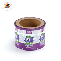 Película de plástico de grado alimenticio Mylar Bopp PET con impresión personalizada para embalaje de dulces de Chocolate y envoltorios de aperitivos con impresión de logotipo