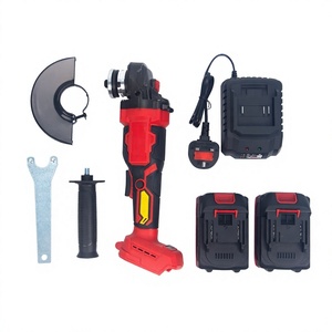 21V Brushless Cordless <b>Angle</b> Grinder Kit with 2 Batteries and Charger, 125mm Electric <b>Cutting</b> Grinding Polishing <b>Tool</b> Set - Product Image 2
