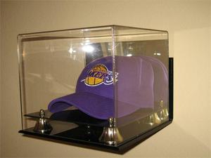 Espositore per Cappelli <span class=keywords><strong>in</strong></span> Cristallo Trasparente - Supporto per Cappelli <span class=keywords><strong>in</strong></span> Acrilico Resistente ai Raggi UV, Perfetto per Cappelli da Baseball, da Football o Snapback - Product Image 3