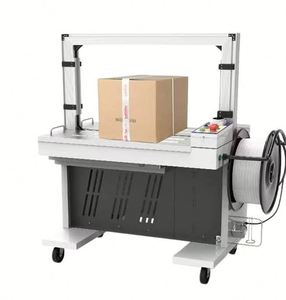 Machines de cerclage automatiques pour la fixation de bandes en plastique PP, de cartons et de rouleaux de papier, avec scellage latéral et inférieur - Product Image 2