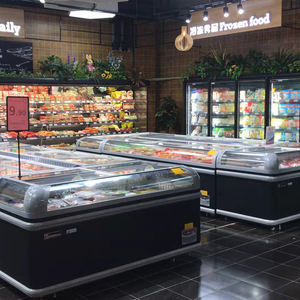 Présentoir de crème glacée <span class=keywords><strong>réfrigérateur</strong></span> dessus de vitrine porte coulissante en verre îlot horizontal coffre congélateur profond <span class=keywords><strong>réfrigérateur</strong></span> - Product Image 4