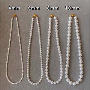 Goynn X Goy Pearl Necklace AAA Grade 10mm Round Clavicle Chain Elegant Everyday Wear - Product Image 2