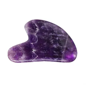 Alat Pijat Kerokan Batu Akik Wajah, Rol Batu Bian Gua Sha Batu Kecubung - Product Image 1