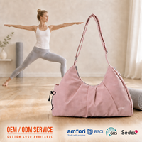 Sac de sport imperméable pour femme avec compartiment séparé pour chaussures, sac de sport humide/sec, sac de yoga, sac de voyage, OEM ODM