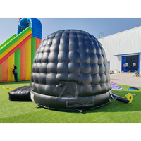 MICO Tente Gonflable Commerciale Personnalisée 5x4m Écologique en PVC pour Fêtes, Discothèque, Château Gonflable LED