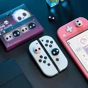 Vervangen Leuke Thumb Grip Cap Cover Voor Nintendo Switch Vreugde-Con Antislip Rocker Silicone Case Voor Joystick en Controle Freek