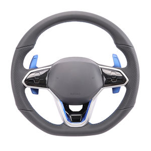 Pour Volkswagen VW MK6 <span class=keywords><strong>Golf</strong></span> 6 GTI MK7 <span class=keywords><strong>Golf</strong></span> <span class=keywords><strong>7</strong></span> volant de voiture personnalisé LED <span class=keywords><strong>Alcantara</strong></span> volant en cuir - Product Image 3