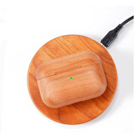 Nouvelle arrivée étuis antichoc en bois pour AirPods housse de protection de luxe pour écouteurs Charge sans fil étui pour écouteurs pour Pro1 2 3