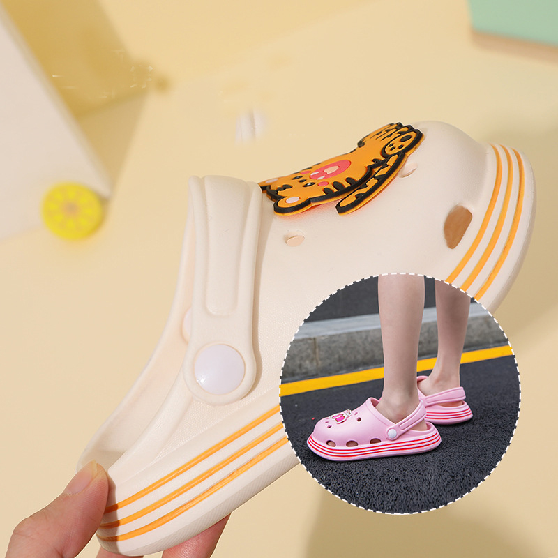 Cute Cartoons Kids Clogs Summer Garden Beach Slippers Sandals Children Hole Shoes