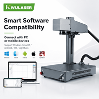 Máquina Portátil de Grabado y Marcado Láser de Fibra, Marcador Láser Compacto para Metal, Sistema de Grabado para Joyería, Placas de Identificación y Acero Inoxidable