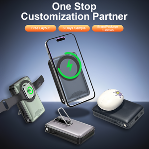 Người bán hàng tốt nhất 20000mAh ngân hàng điện được xây dựng trong cáp pin đi kèm với màn hình LCD đa-sạc từ ngân hàng điện 3 trong 1 - Product Image 3