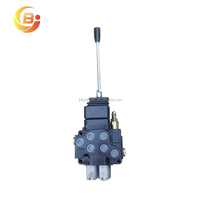 Vanne de commande directionnelle monobloc DCV40 50L-Min à commande par joystick, un commande pour deux, 2 voies, personnalisée pour chariot élévateur et chargeuse