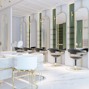 Moderno Simple Nail Bar Muebles Spa Belleza Peluquería Decoración Personalizado Salón de uñas Diseño de interiores - Product Image 3