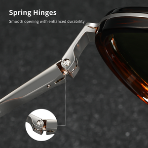 Occhiali da Sole Wayfarer in Metallo 2026 per Uomo, Polarizzati, Classici, Retrò, alla Moda, Alta Qualità, Protezione UV S15218 - Product Image 3