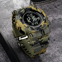 Jam Tangan Digital SKMEI 2077 Edisi Terbatas Tahan Air 5BAR Tali TPU Casing ABS Gaya Sport