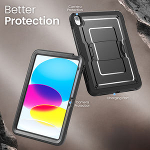 Funda rígida de nuevo diseño para <span class=keywords><strong>iPad</strong></span> 10th 10,9 2022 <span class=keywords><strong>A2696</strong></span>, funda para tableta con cinturón de hombro y soporte giratorio plegado fuerte - Product Image 5