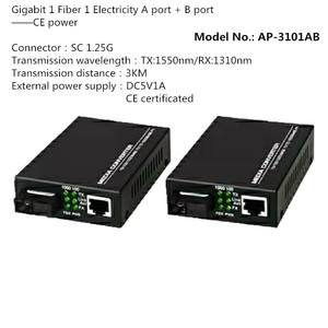 ANPA bán buôn Gigabit Ethernet sợi phương tiện truyền thông chuyển đổi 10/100M/1000M sợi quang thu phát 1/4/8 điện Mạng Thiết bị chuyển mạch - Product Image 2