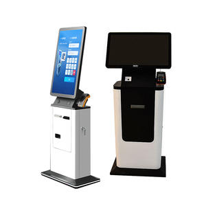 Kiosque de paiement intelligent pour l'enregistrement et le départ à l'aéroport, avec scanner de passeport, impression de billets et accepteur de monnaie, SDK inclus - Product Image 1