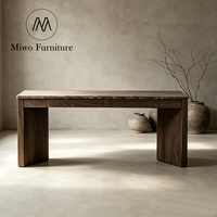 Bureau d'ordinateur et de travail en bois massif, design présidentiel moderne et antique, avec tiroir, pour bureau, chambre et bureau à domicile